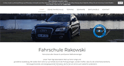 Desktop Screenshot of fahrschule-rakowski.de